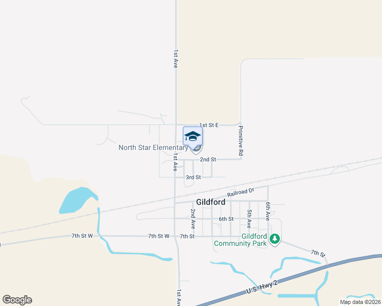 map of restaurants, bars, coffee shops, grocery stores, and more near 1660-1664 2nd Avenue in Gildford