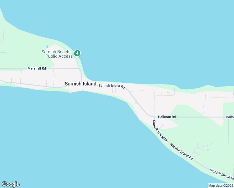 map of restaurants, bars, coffee shops, grocery stores, and more near 9694 Samish Island Road in Bow