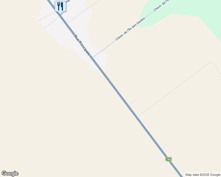 map of restaurants, bars, coffee shops, grocery stores, and more near 391 Rue Principale in Saint-Prime
