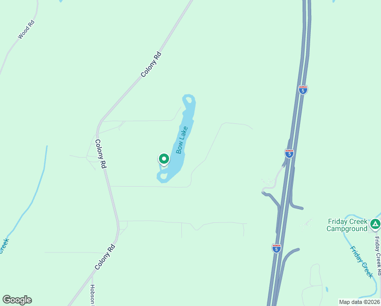 map of restaurants, bars, coffee shops, grocery stores, and more near 18055 Bow Lake Lane in Bow