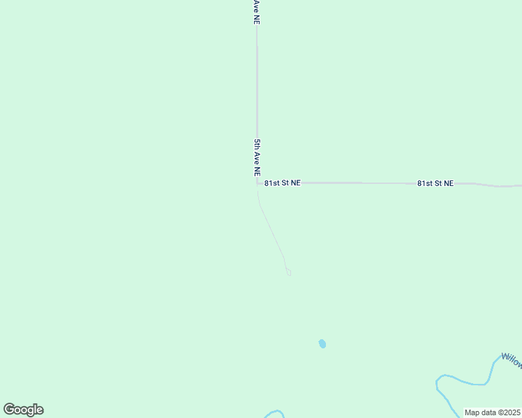 map of restaurants, bars, coffee shops, grocery stores, and more near 8096 5th Avenue Northeast in Willow City