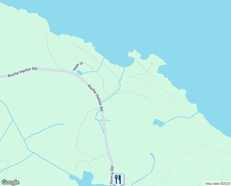 map of restaurants, bars, coffee shops, grocery stores, and more near 4 Highlands Drive in Friday Harbor