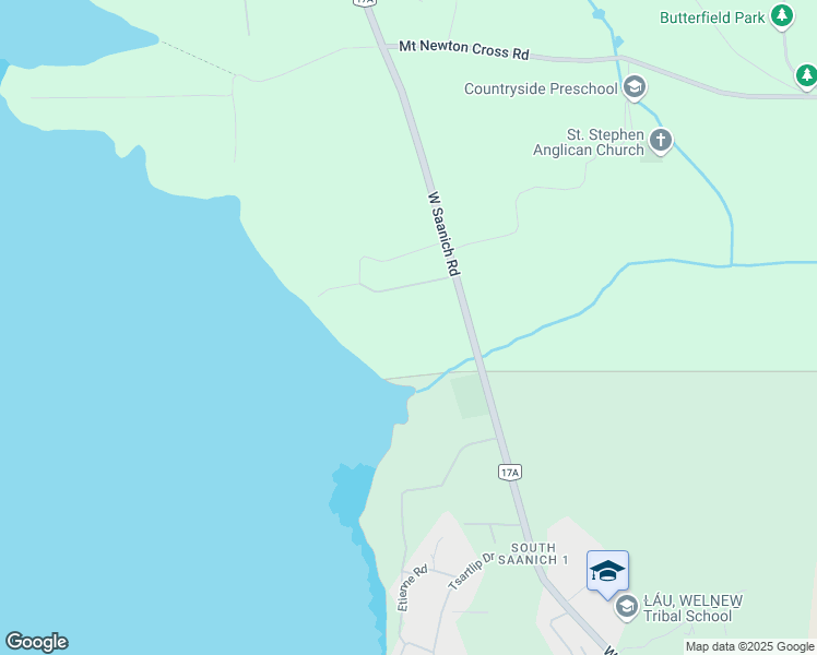 map of restaurants, bars, coffee shops, grocery stores, and more near 7756 West Saanich Road in Saanichton