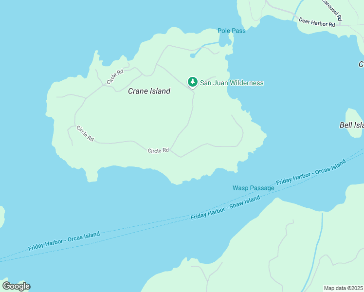 map of restaurants, bars, coffee shops, grocery stores, and more near 957 Crane Island Road in Eastsound
