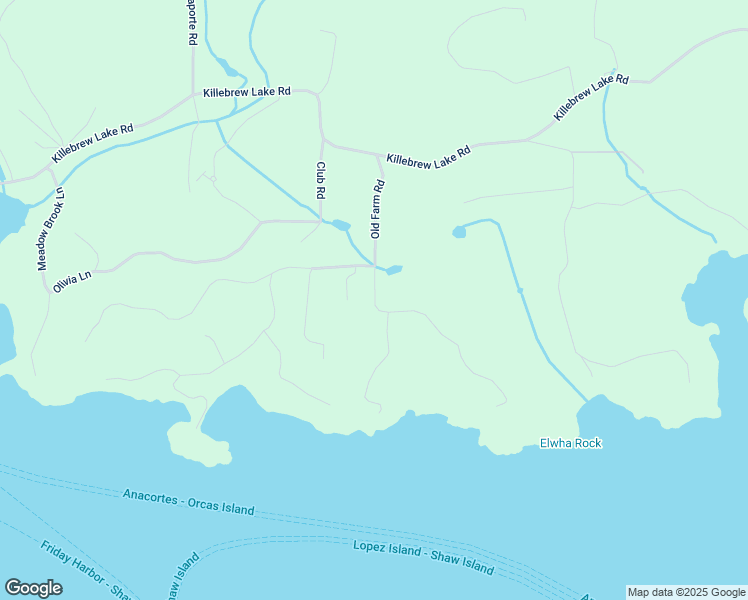 map of restaurants, bars, coffee shops, grocery stores, and more near 51-699 Old Farm Road in Eastsound