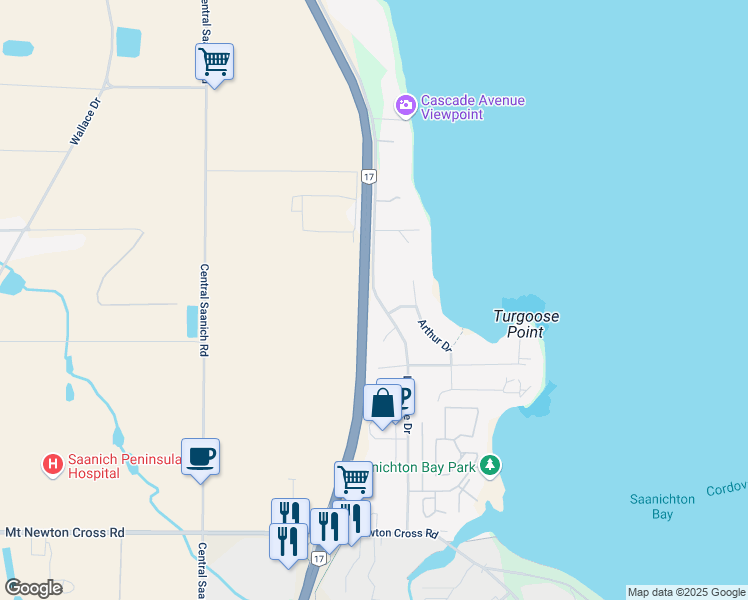 8034 Lochside Drive, Central Saanich BC Walk Score