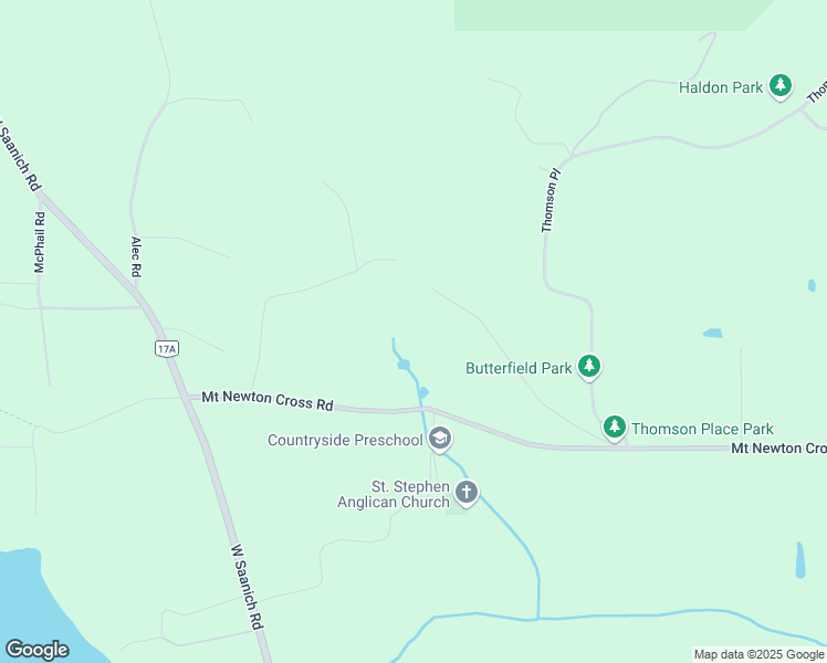 map of restaurants, bars, coffee shops, grocery stores, and more near 1010 Mount Newton Cross Road in Saanichton