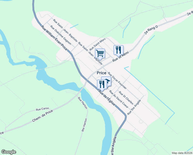 map of restaurants, bars, coffee shops, grocery stores, and more near 10 Rue du Couvent in Price