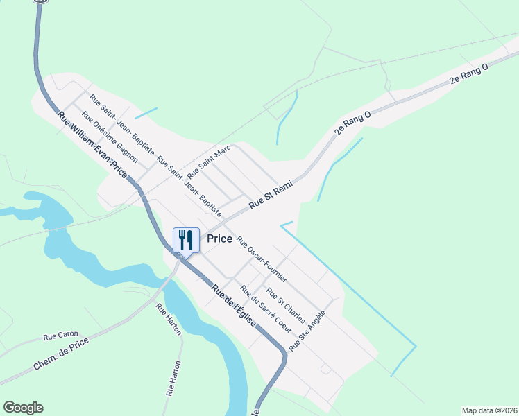 map of restaurants, bars, coffee shops, grocery stores, and more near 75 Rue Saint Rémi in Price