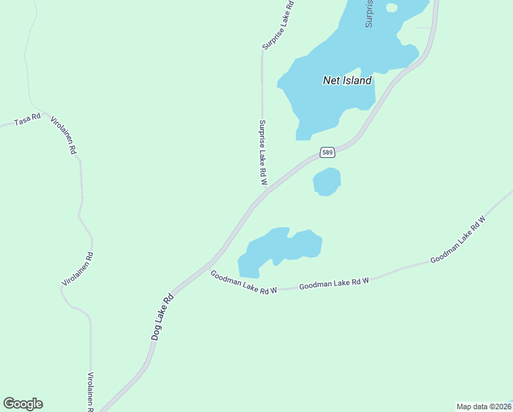 map of restaurants, bars, coffee shops, grocery stores, and more near 6188 Dog Lake Road in Thunder Bay District