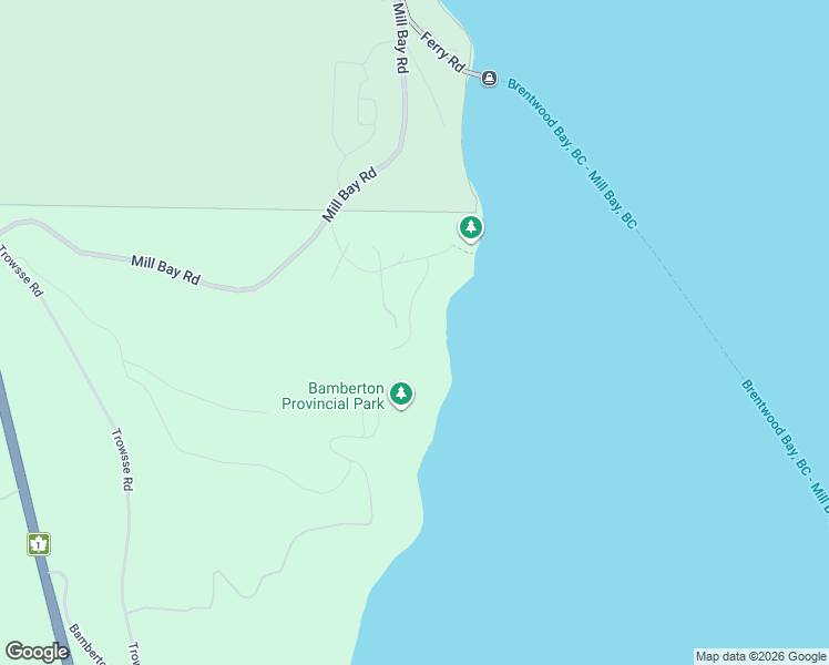 map of restaurants, bars, coffee shops, grocery stores, and more near 170 Sandy Beach Road in Mill Bay
