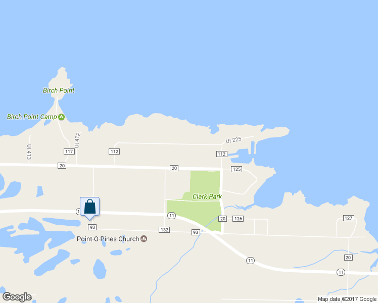 map of restaurants, bars, coffee shops, grocery stores, and more near 3124 County Road 112 in International Falls