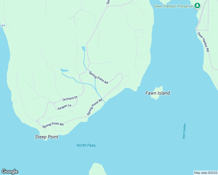 map of restaurants, bars, coffee shops, grocery stores, and more near 986 Spring Point Road in Friday Harbor