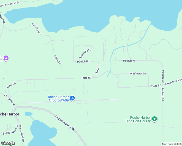 map of restaurants, bars, coffee shops, grocery stores, and more near 759 Petrich Road in Friday Harbor