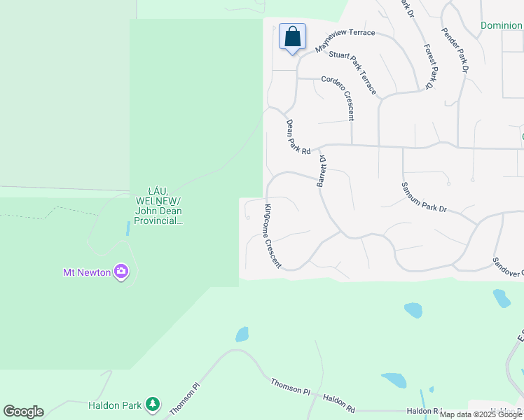 map of restaurants, bars, coffee shops, grocery stores, and more near 8583 Echo Place West in North Saanich