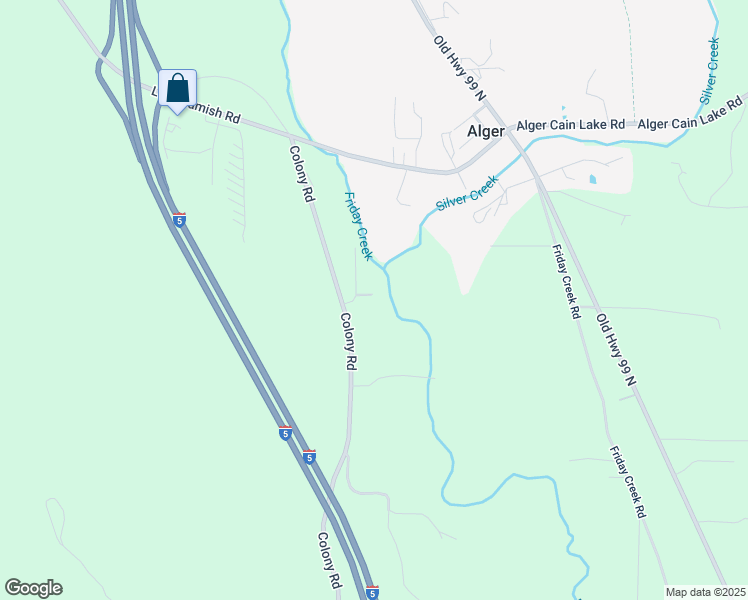 map of restaurants, bars, coffee shops, grocery stores, and more near 2002 Friday Creek Road in Burlington