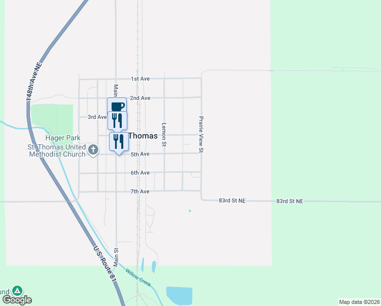 map of restaurants, bars, coffee shops, grocery stores, and more near 640 5th Avenue in Saint Thomas