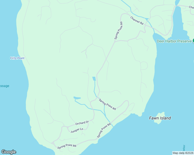 map of restaurants, bars, coffee shops, grocery stores, and more near Spring Point Road in Eastsound