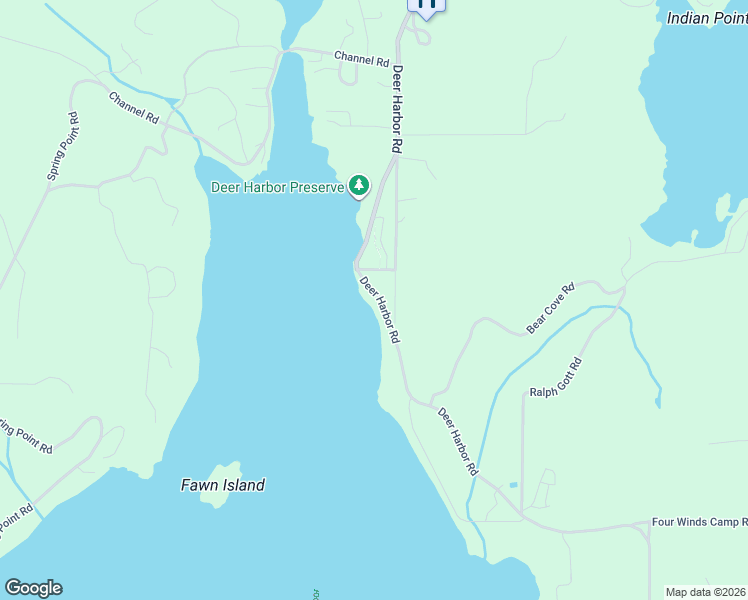 map of restaurants, bars, coffee shops, grocery stores, and more near 256 Deer Harbor Road in Eastsound