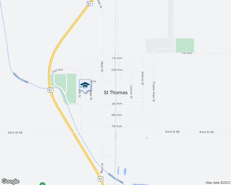 map of restaurants, bars, coffee shops, grocery stores, and more near in Saint Thomas
