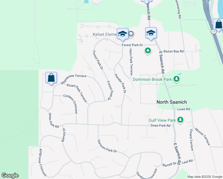 Forest Park Drive, North Saanich BC Walk Score