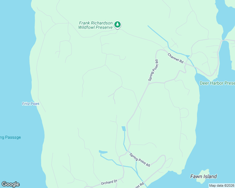 map of restaurants, bars, coffee shops, grocery stores, and more near 597 Crest Drive in Deer Harbor