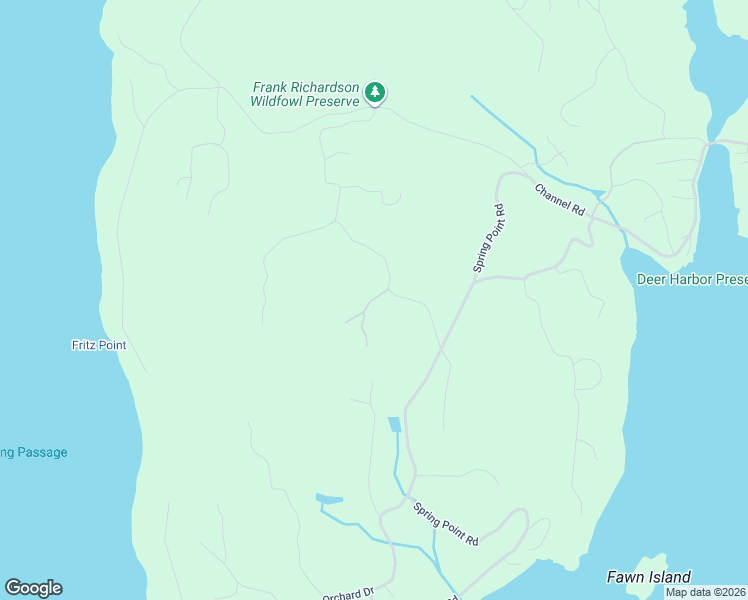 map of restaurants, bars, coffee shops, grocery stores, and more near 597 Crest Drive in Deer Harbor