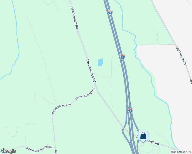 map of restaurants, bars, coffee shops, grocery stores, and more near 1144 Lake Samish Road in Bellingham