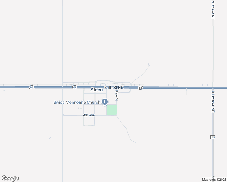 map of restaurants, bars, coffee shops, grocery stores, and more near 8310 87th Avenue Northeast in Alsen