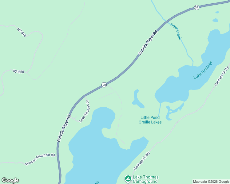 map of restaurants, bars, coffee shops, grocery stores, and more near 2597 Tamarack Dr in Colville