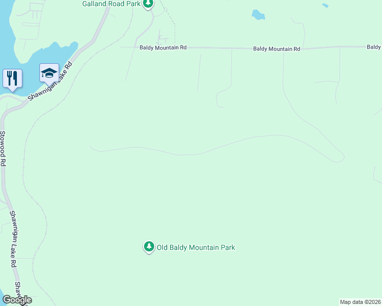 map of restaurants, bars, coffee shops, grocery stores, and more near 1730 Strathcona Heights Road in Shawnigan Lake