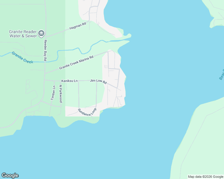 map of restaurants, bars, coffee shops, grocery stores, and more near 25 Moss Lane in Nordman