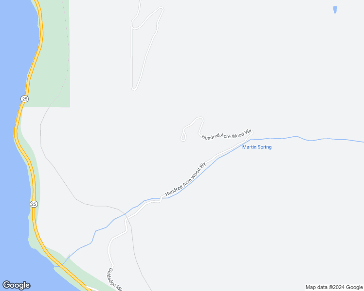 map of restaurants, bars, coffee shops, grocery stores, and more near 1315 Hundred Acre Wood Way in Kettle Falls