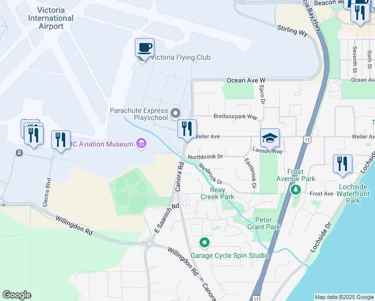 9525 Canora Road, Sidney BC Walk Score