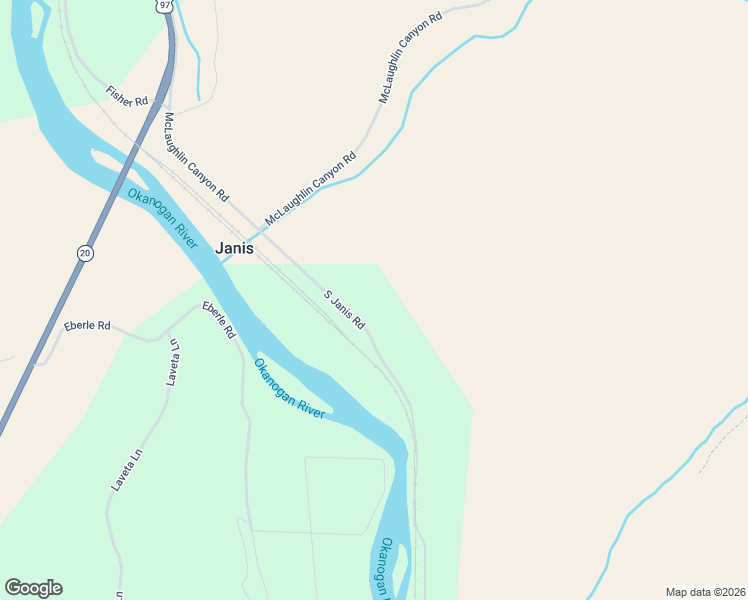 map of restaurants, bars, coffee shops, grocery stores, and more near 27 South Janis Road in Tonasket