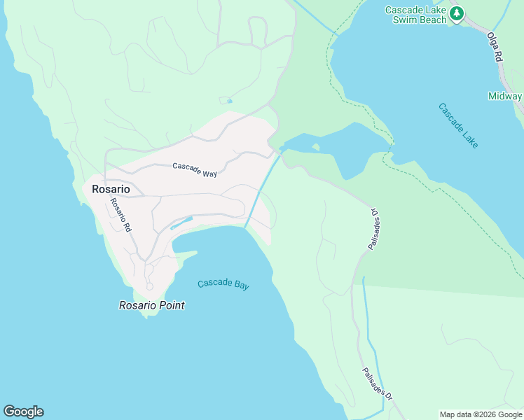 map of restaurants, bars, coffee shops, grocery stores, and more near 1917 Rosario Road in Eastsound