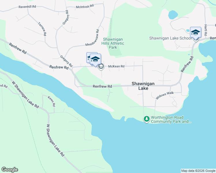 Renfrew Road, Shawnigan Lake BC Walk Score