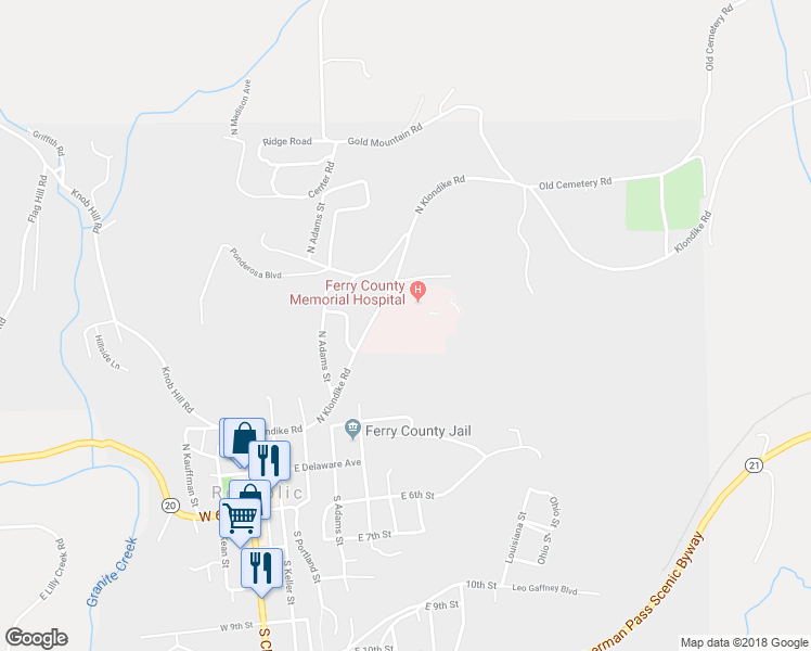 map of restaurants, bars, coffee shops, grocery stores, and more near 476 Thornton Drive in Republic