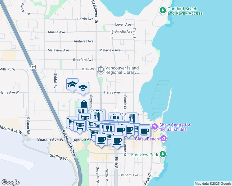 9984 Fifth St, Sidney BC Walk Score