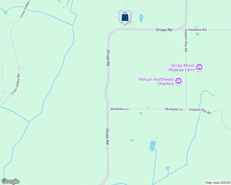 map of restaurants, bars, coffee shops, grocery stores, and more near 3957 Orcas Road in Eastsound
