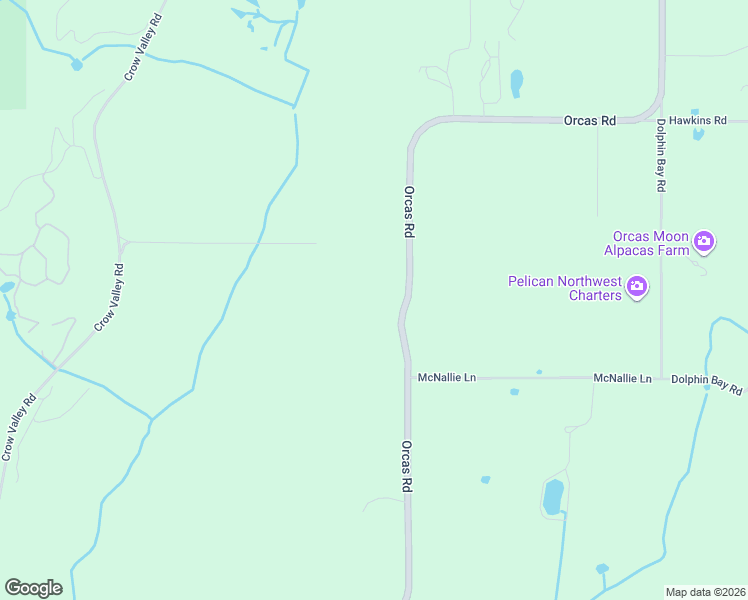 map of restaurants, bars, coffee shops, grocery stores, and more near 3957 Orcas Road in Eastsound