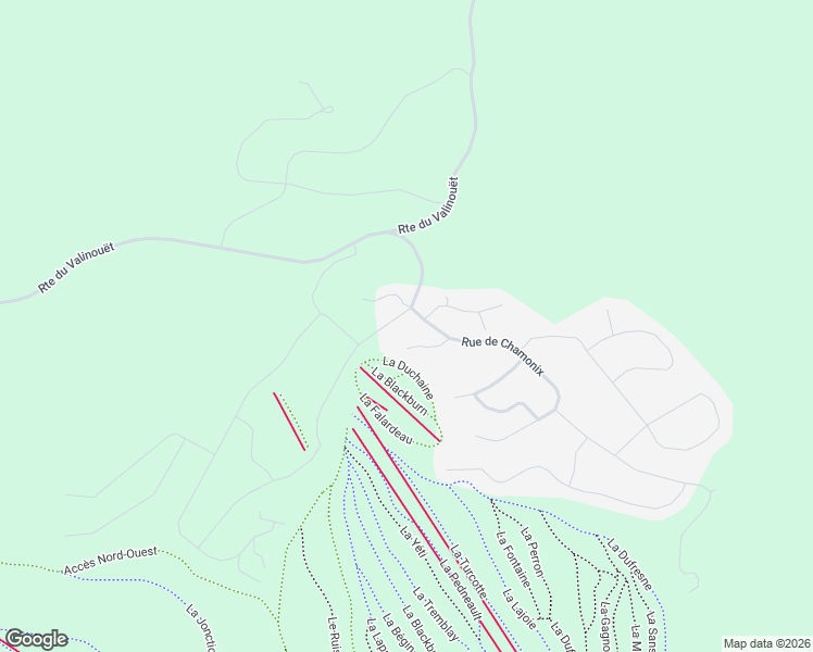 map of restaurants, bars, coffee shops, grocery stores, and more near 57 Route du Valinouët in Saint-David-de-Falardeau