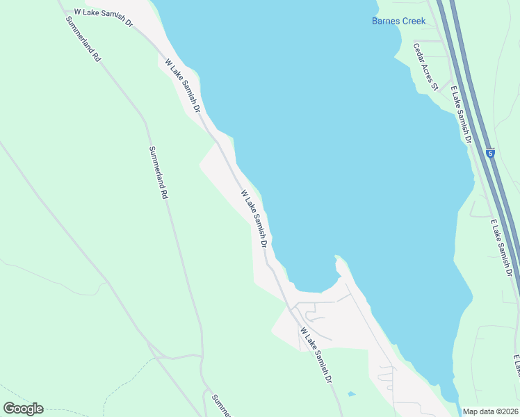 map of restaurants, bars, coffee shops, grocery stores, and more near 426 West Lake Samish Drive in Bellingham