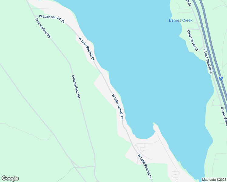 map of restaurants, bars, coffee shops, grocery stores, and more near 440 West Lake Samish Drive in Bellingham