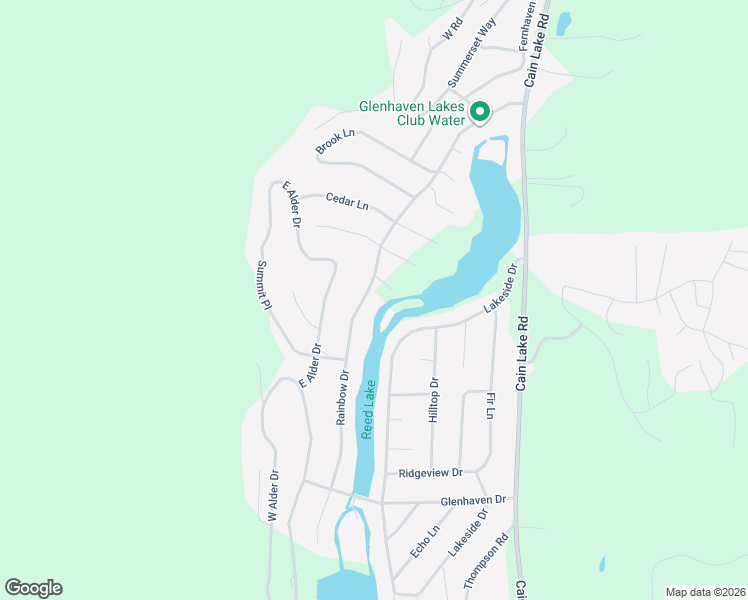 map of restaurants, bars, coffee shops, grocery stores, and more near 540 Rainbow Drive in Sedro-Woolley