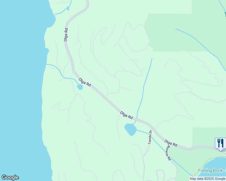 map of restaurants, bars, coffee shops, grocery stores, and more near 137 Lindsay Way in Eastsound