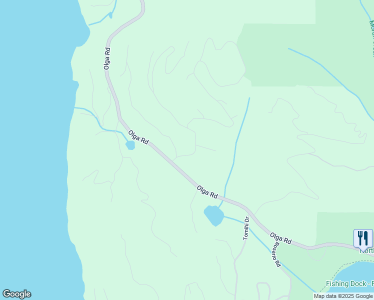 map of restaurants, bars, coffee shops, grocery stores, and more near 137 Lindsay Way in Eastsound
