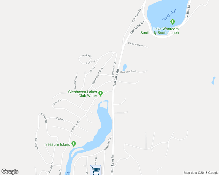 map of restaurants, bars, coffee shops, grocery stores, and more near 691 Rainbow Drive in Sedro-Woolley