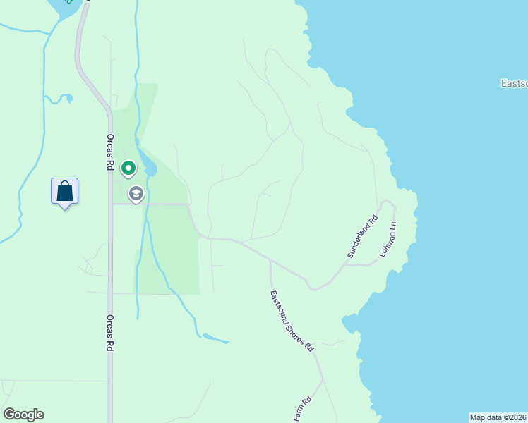 map of restaurants, bars, coffee shops, grocery stores, and more near 100 Jackson Road in Eastsound