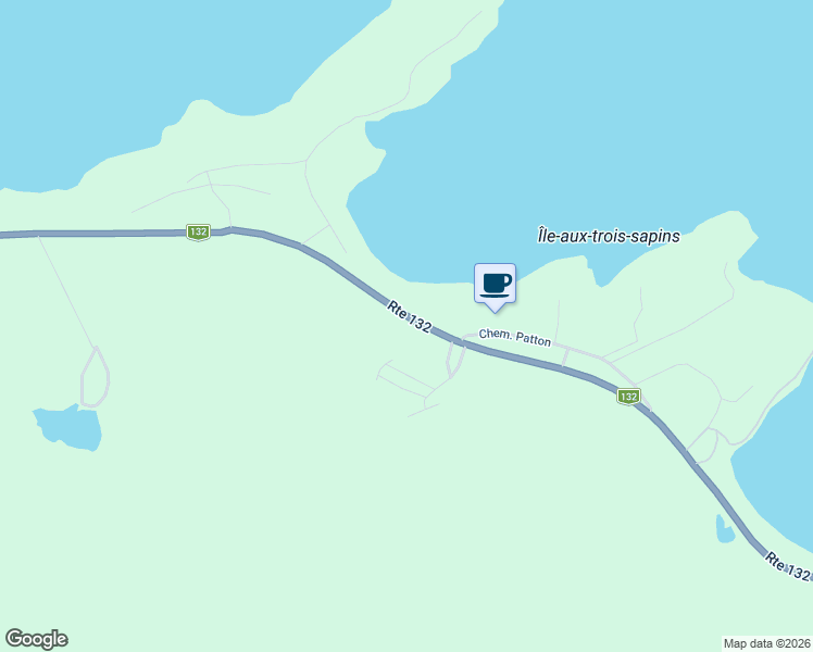 map of restaurants, bars, coffee shops, grocery stores, and more near 404 Québec 132 in Métis-sur-Mer